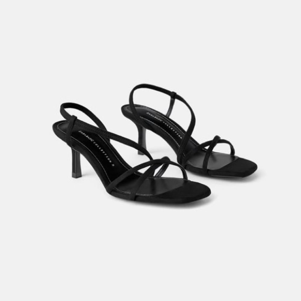 Zara MID HEIGHT STRAP HEELS (PRICE FIRM)